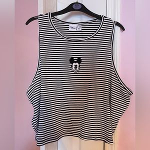 NWT Disney Mickey Mouse Embroidered Tank Top- Size XXL/2XL (18-20)